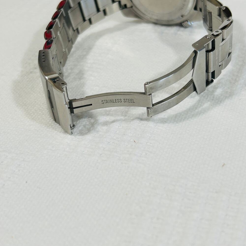 Men's Blue and Silver Watch - Picture 8 of 12